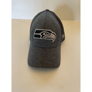 Seattle Seahawks Cap Gray mesh back size medium-large NFL 39/Thirty football